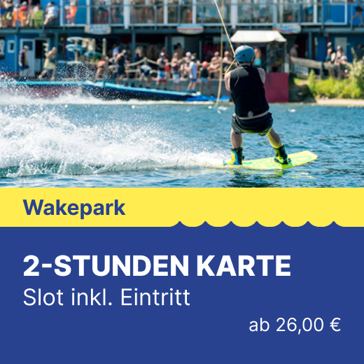 Angebotsbild: 2-Stunden Karte Wakepark (Slot)