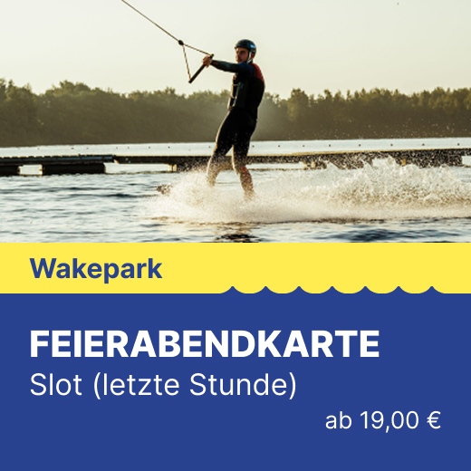Angebotsbild: Feierabend Ticket Wakepark (Fester Termin)
