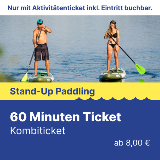 SUP Board 1 Stunde Kombiticket
